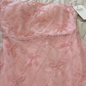 Pink Bow Kids Dress